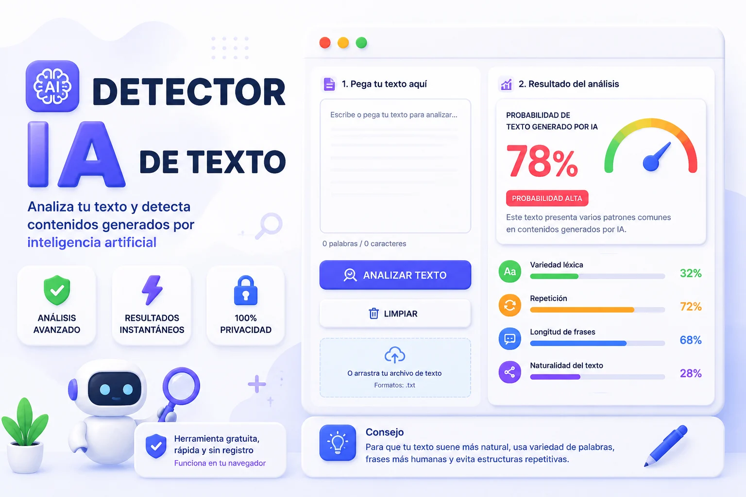 Detector de IA en Texto